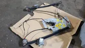 Rear door window regulator with motor