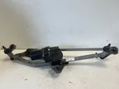 Front wiper linkage and motor