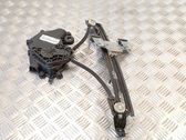 Rear window lifting mechanism without motor