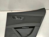 Rear door card panel trim