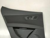 Rear door card panel trim
