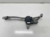 Front wiper linkage and motor