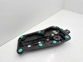 Rear window lifting mechanism without motor