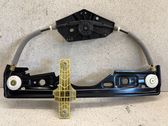 Front window lifting mechanism without motor