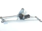 Front wiper linkage and motor