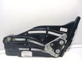 Rear window lifting mechanism without motor