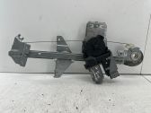 Rear door window regulator with motor