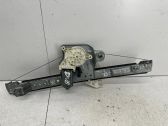Rear door window regulator with motor