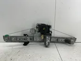 Rear door window regulator with motor