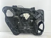 Front door window regulator with motor