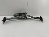 Front wiper linkage and motor