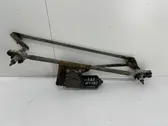 Front wiper linkage and motor