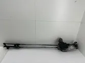 Front wiper linkage and motor