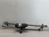 Front wiper linkage and motor