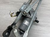Front wiper linkage and motor