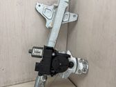 Rear door window regulator with motor