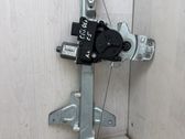 Rear door window regulator with motor