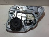 Rear window lifting mechanism without motor