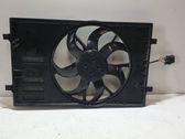 Radiator cooling fan shroud