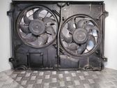 Radiator cooling fan shroud