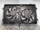 Radiator cooling fan shroud