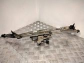 Front wiper linkage and motor