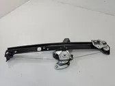 Rear door window regulator with motor