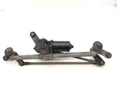 Front wiper linkage and motor