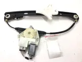 Rear door window regulator with motor