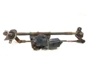 Front wiper linkage and motor