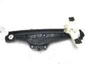 Rear door window regulator with motor