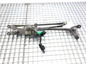 Front wiper linkage and motor