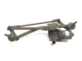 Front wiper linkage and motor