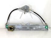 Rear door window regulator with motor