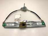 Rear door window regulator with motor