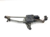Front wiper linkage and motor