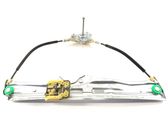 Rear door window regulator with motor