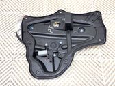 Rear door window regulator with motor