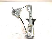 Rear door window regulator with motor