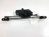 Front wiper linkage and motor