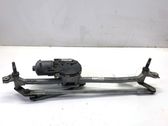 Front wiper linkage and motor