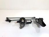 Front wiper linkage and motor
