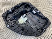 Rear door window regulator with motor