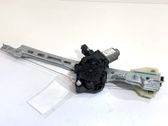 Rear door window regulator with motor