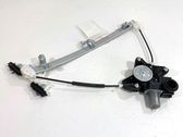 Rear door window regulator with motor
