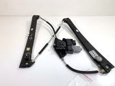 Front door window regulator with motor