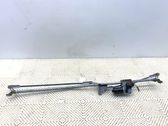 Front wiper linkage and motor