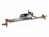 Front wiper linkage and motor
