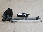 Front wiper linkage and motor