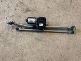 Front wiper linkage and motor